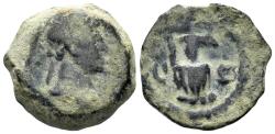 Ancient Coins - Egypt, Alexandria. Trajan. 98-117 AD. AE Dichalkon (2.20g, 14mm). Dated RY 16 (112/3 AD). Dattari (Savio) 7249