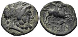 Ancient Coins - Pisidia, Isinda. 1st century BC. AE 18mm (3.21g). Dated CY 5 (20/19 BC). SNG BN 1576; SNG Copenhagen 158