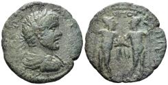 Ancient Coins - Kilikia, Flaviopolis. Caracalla. 198-217 AD. AE 24mm (6.50g). Dated CY 139 (211/2 AD). SNG Levante 1546 (same obverse die)