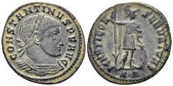 Ancient Coins - Constantine I 'the Great'. 307-337 AD. AE Follis (4.12g, 23mm). Ticinum mint. Struck 312/3 AD. RIC 124a