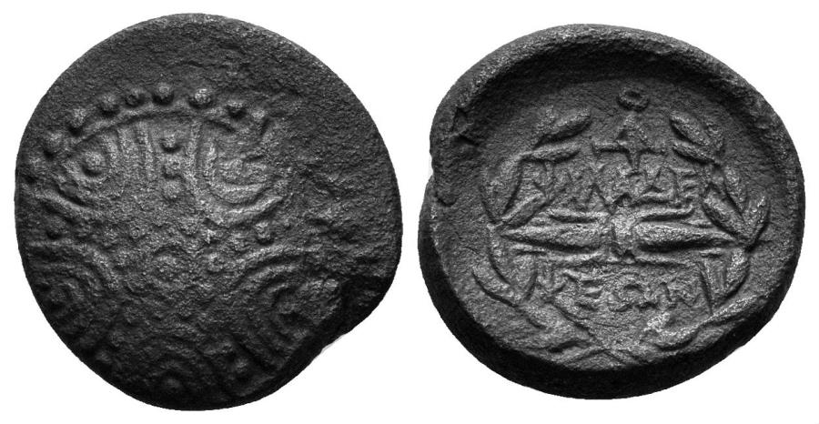 Ancient Coins - Lydia, Philadelphia. Circa 1st century BC. AE 16mm (4.11 gm). SNG Copenhagen 343