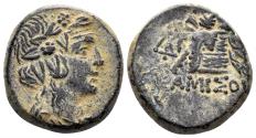 Ancient Coins - Pontos, Amisos. Circa 85-65 BC. AE 21mm (9.50g). SNG BM Black Sea 1209