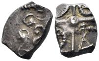 Ancient Coins - Celtic Southwestern Gaul. Ruteni. 2nd-1st century BC. AR Drachm (2.13g, 13mm). Depeyrot, NC II, 183