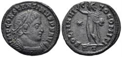 Ancient Coins - Constantine I 'the Great'. 307-337 AD. AE Follis (3.18g, 20mm). Rome mint. Struck 316 AD. RIC 47 var.