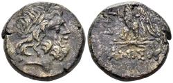 Ancient Coins - Pontos, Amisos. Time of Mithradates VI. Circa 85-65 BC. AE 20mm (8.48g). Malloy 14d