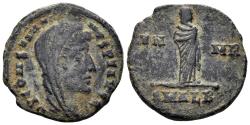 Ancient Coins - Divus Constantine I. Died 337 AD. AE4 (1.70g, 16mm). Alexandria mint. Struck 337/8 AD. RIC 32