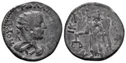 Ancient Coins - Bithynia, Nikaia. Gallienus. 253-268 AD. AE Tetrassarion (7.16 gm, 24mm). Weiser 251