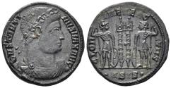Ancient Coins - Constantine I 'the Great'. 307-337 AD. AE Follis (2.80g, 18mm). Siscia mint. Struck 334/5 AD. RIC 235