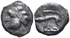 Ancient Coins - Celtic Northeast Gaul. Leuci. Circa 60/50-30/25 BC. Cast Potin (3.61g, 18mm). Scheers, Seine Mar., 959