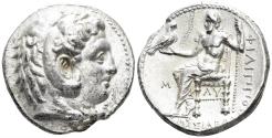 Ancient Coins - Macedonian Kingdom. Philip III Arrhidaios. 323-317 BC. AR Tetradrachm (17.12g 26mm). 'Babylon'. Price P181