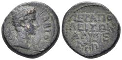 Ancient Coins - Phrygia. Hierapolis. Fabius Maximus, proconsul of Asia. 10-9 BC. AE 15mm (3.43g). RPC I 2934