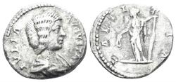 Ancient Coins - Julia Domna, Augusta. 193-217 AD. AR Denarius (3.12g, 18mm). Rome mint. Struck 196-211 AD. RIC 641