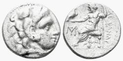 Macedonian Kingdom. Alexander III The Great. 336-323 BC. AR Drachm (4 ...