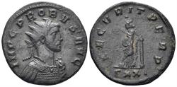 Ancient Coins - Probus. 276–282 AD. AE Antoninianus (3.56g, 22mm). Ticinum mint. Struck 279 AD. RIC 572a
