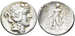 Ancient Coins - Thrace, Thasos (Island). After 148 BC. AR Tetradrachm (16.10g, 32mm). SNG Copenhagen 1040