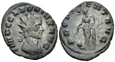 Ancient Coins - Claudius II Gothicus. 268-270 AD. AE Antoninianus (3.25g, 22mm). Rome mint. RIC V online 2882