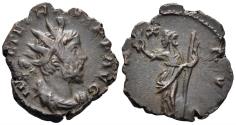 Ancient Coins - Tetricus I. 271-274 AD. AE Antoninianus (2.57g, 19mm). Treveri mint. Struck 272 AD. RIC 100