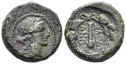 Ancient Coins - Lydia, Sardeis. 2nd-1st Centuries BC. AE 15mm (4.39g). Kurth 69