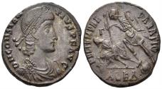 Ancient Coins - Constantius II. 324-361 AD. AE Centenionalis (5.60g, 23mm). Alexandria mint. Struck 351-4 AD. LRBC 2836