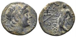 Ancient Coins - Seleukid Kingdom. Antiochos III ‘the Great’. 222-187 BC. AE 13mm (1.55g). Antioch mint. SC 983