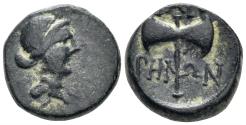 Ancient Coins - Lydia, Thyateira. 2nd century BC. AE 13mm (3.77g). GRPC Lydia 8