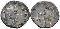 Ancient Coins - Gallienus. 253-268 AD. AE Antoninianus (2.98g, 18mm). Siscia  mint. Struck 262 AD. MIR 499f