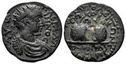 Ancient Coins - Phrygia, Hierapolis. Gallienus. 253-268 AD. AE 26mm (6.86 gm). Homonoia issue with Smyrna. Franke/Nollé - (cf. 906-914)