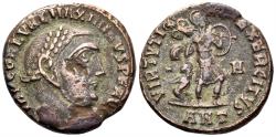 Ancient Coins - Maximinus II Daia. 309-313 AD. AE Follis (4.62g, 20mm). Antioch mint. Struck 311-3 AD. RIC 169b