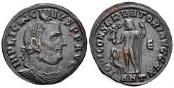 Ancient Coins - Licinius I. 308-324 AD. AE Follis (2.48g, 22mm). Antioch mint. Struck 315/6 AD. RIC 16