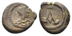 Ancient Coins - The Vandals. Hilderic. 523-530. AE Nummus (0.90g, 11mm). BMC 141-8; Wroth pl. IV/21