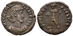 Ancient Coins - Constantius II. 337-361 AD. AE4 (1.77g, 16mm). Alexandria mint. Struck 355-61 AD. LRBC 2850