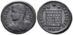 Ancient Coins - Crispus, Caesar. 316-326 AD. AE Follis (3.03g, 18mm). Nicomedia mint. Struck 325/6 AD. RIC 122