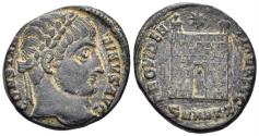Ancient Coins - Constantine I 'the Great'. 307-337 AD. AE Follis (3.52g, 19mm). Antioch mint. Struck 327/8 AD. RIC 81