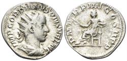 Ancient Coins - Gordian III. 238-244 AD. AR Antoninianus (3.02g, 31mm). Rome mint. Struck 241-3 AD. RIC 88