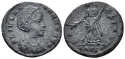 Ancient Coins - Helena, Augusta. 324-328/30 AD. AE4 (1.42g, 16mm). Constantinople mint. Struck 330 AD. RIC 33