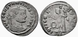 Ancient Coins - Constantine I 'the Great'. 307-337 AD. AE Follis (3.89 gm, 26mm). Siscia mint. Struck late 312 AD. Unpublished variant