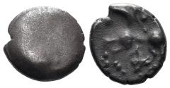 Ancient Coins - Celtic Central Europe. Boii. 2nd century BC. AR 9mm (0.83g). Roseldorf II Type. Dembski 757