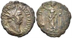 Ancient Coins - Carausius. 287-293 AD. AE Antoninianus (3.14g, 22mm). London mint. RIC 122