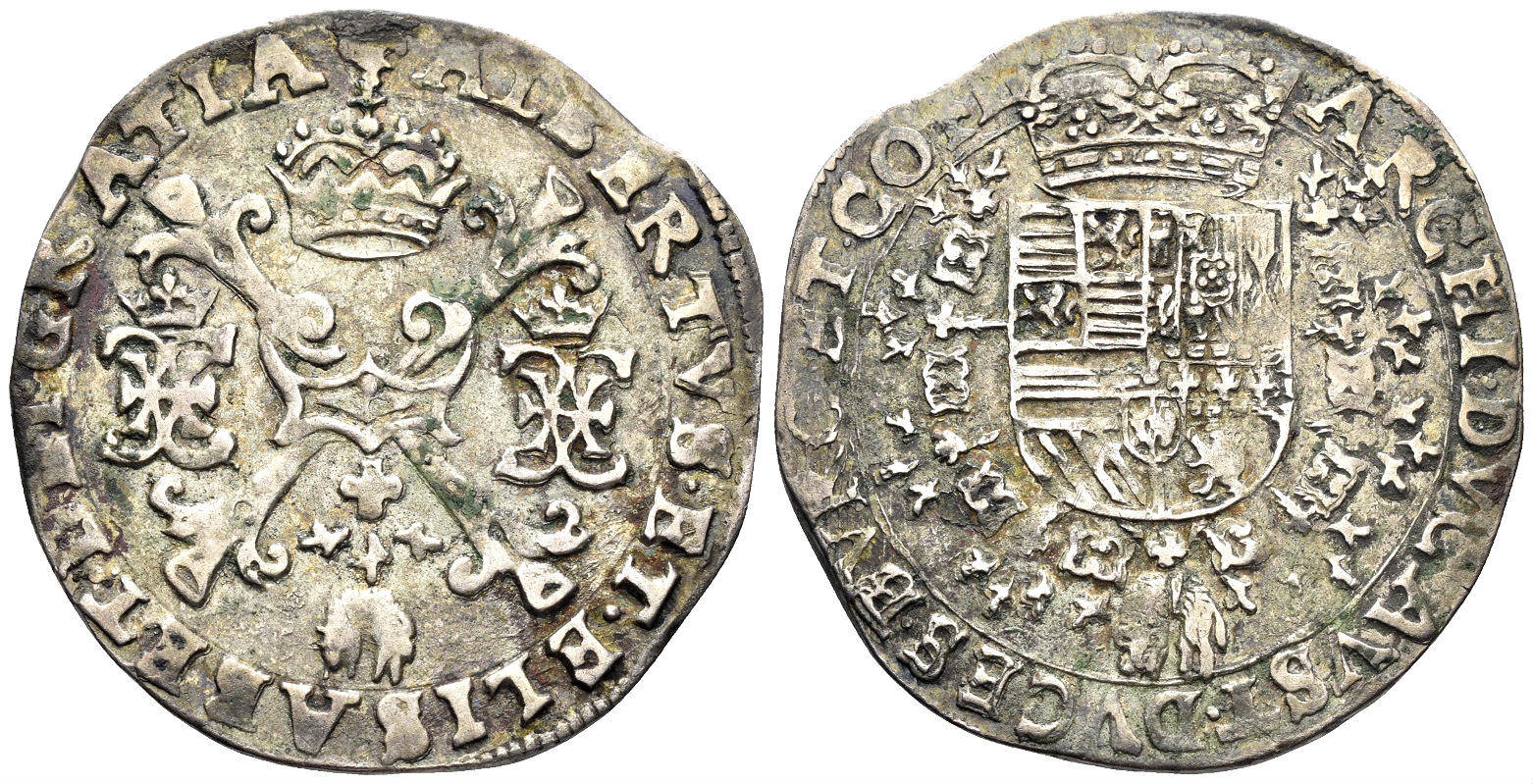 Spanish Netherlands. Flanders. Albert and Elisabeth. 1598-1621. AR