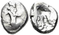 Ancient Coins - Achaemenid Kings. Circa 375-340 BC. AR Siglos (5.52g, 16mm). Carradice Type IV C (pl. XIV, 46)