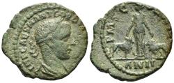 Ancient Coins - Moesia Superior, Viminacium. Gordian III. 238-244 AD. AE As (4.16g, 20.5mm). Dated AN II (240/1 AD). RPC VII.2 11