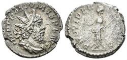 Ancient Coins - Postumus. 259-268 AD. AR Antoninianus (3.35g, 21mm). Colonia Agrippinensis mint. Struck 263-5 AD. RIC 323