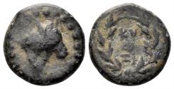 Ancient Coins - Mysia, Kyzikos. 2nd-1st Centuries BC. AE 15mm (3.12g). SNG BN 485