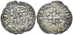 World Coins - France, Royal. Philippe VI de Valois. 1328-1350. BI Double parisis (0.97g, 22mm). Authorized 27 April 1346. Duplessy 269