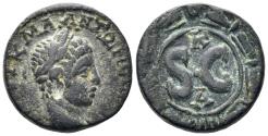 Ancient Coins - Seleucis and Pieria, Antioch. Elagabalus. 218-222 AD. AE 16mm (3.99g). McAlee 796