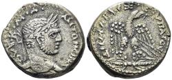 Ancient Coins - Seleucis and Pieria. Seleucia. Caracalla. 198-217 AD. AR Tetradrachm (12.66g, 25mm). Struck 215-7 AD. Prieur 1188