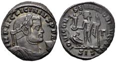 Ancient Coins - Licinius I. 308-324 AD. AE Follis (3.50g, 23mm). Siscia mint. Struck circa 313 AD. RIC 234a