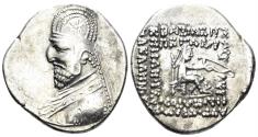 Ancient Coins - Parthian Kingdom. Mithradates III. 87-80 BC. AR Drachm (4.02g, 20mm). Ekbatana mint. Sellwood 31.5