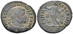 Ancient Coins - Constantine I 'the Great'. 307-337 AD. AE Follis (3.00g, 21mm). Rome mint. Struck 314/5 AD. RIC 27