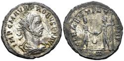 Ancient Coins - Probus. 276-282 AD. AE Silvered Antoninianus (3.60g, 22.5mm). Tripolis mint. Struck 276 AD. RIC 928